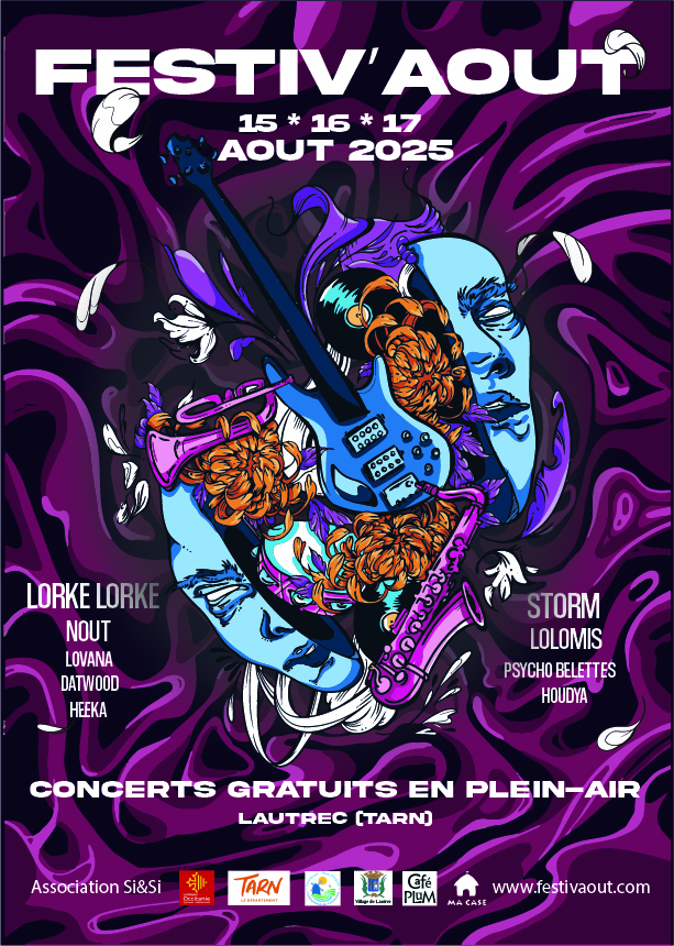 Affiche Festivaout 2025